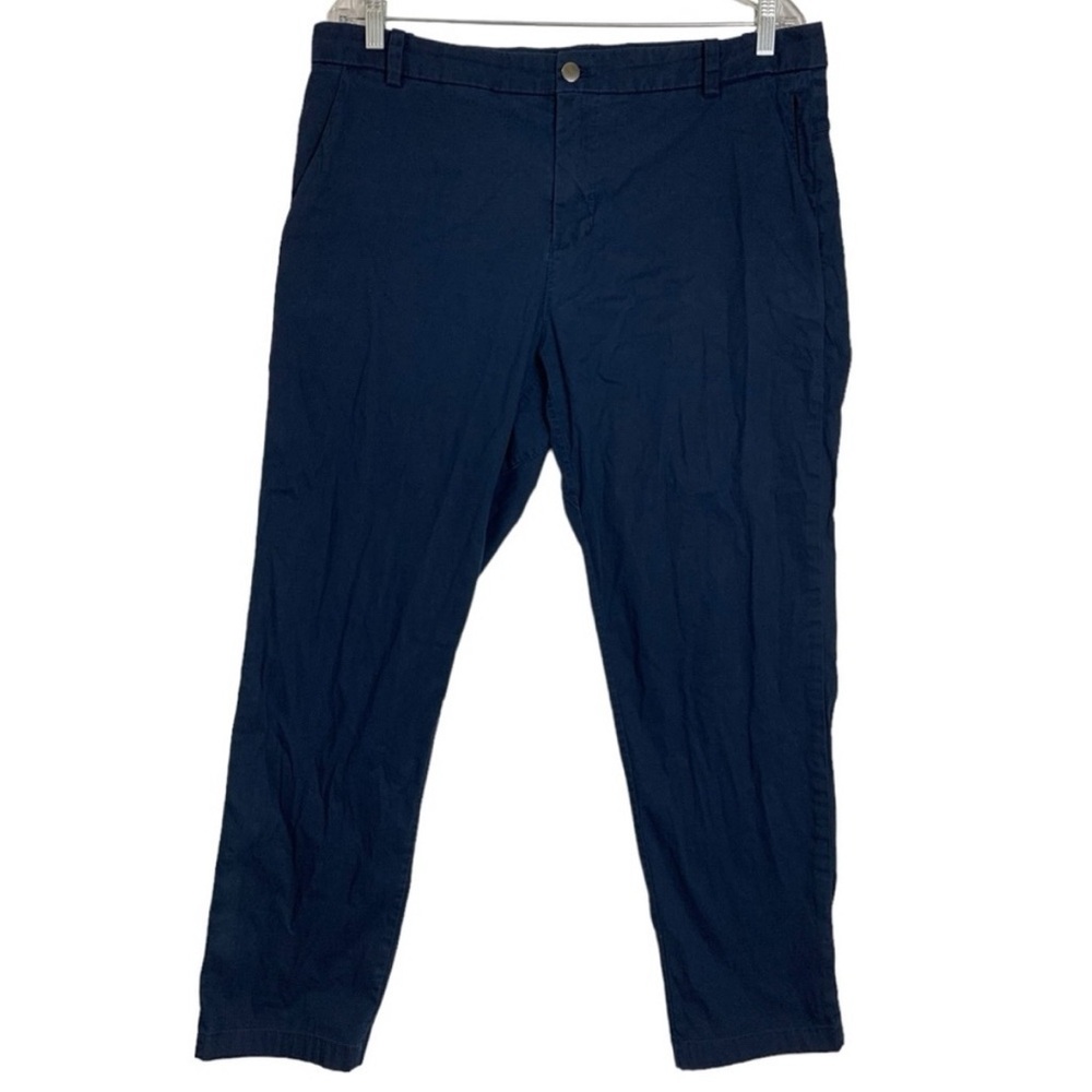 Lululemon Commission Pant Classic *Swift Cotton Men’s Waist 36 Navy Blue Comfort